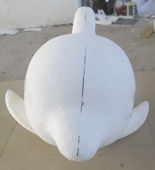 玻璃鋼卡通小水魚(yú)雕塑