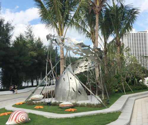 不銹鋼魚群雕塑 不銹鋼魚群雕塑