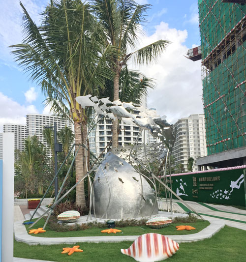 不銹鋼魚群雕塑 不銹鋼魚群雕塑