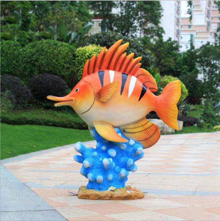 玻璃鋼景觀雕塑魚(yú)