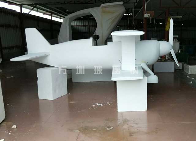 玻璃鋼飛機模型雕塑 玻璃鋼飛機模型雕塑