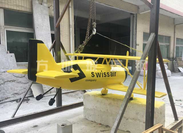 玻璃鋼飛機模型雕塑 玻璃鋼飛機模型雕塑