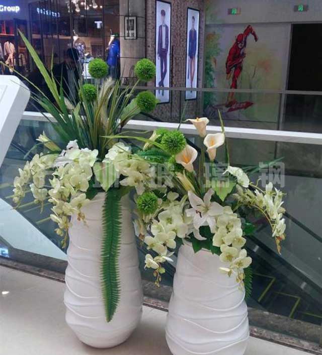 玻璃鋼美陳組合花盆 玻璃鋼美陳組合花盆