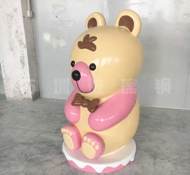 玻璃鋼卡通小熊雕塑 玻璃鋼卡通小熊雕塑