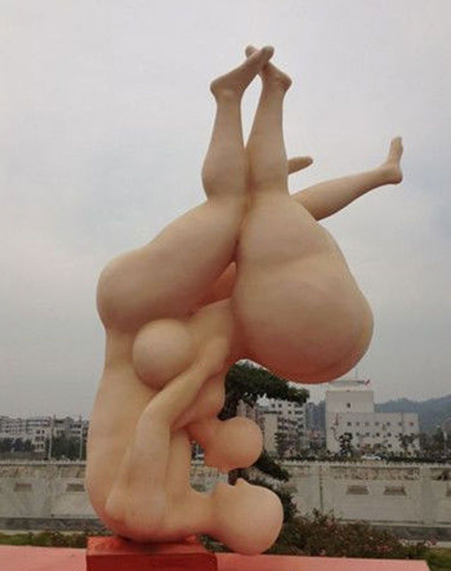 豐乳肥臀雕塑是什么？豐乳肥臀雕塑怎么回事？
