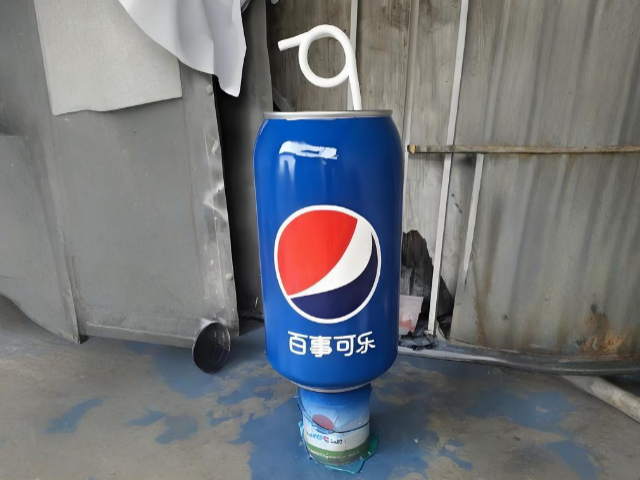 當廢棄易拉罐成為永恒藝術玻璃鋼仿真易拉罐雕塑定制