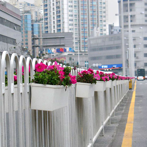 馬路綠化玻璃鋼護(hù)欄花盆