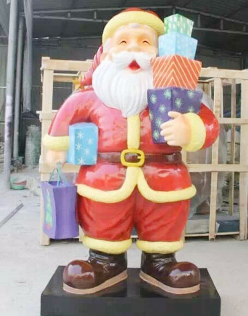 玻璃鋼圣誕老人雕塑